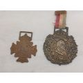2 x Medal Lot Coronation King Edward VII