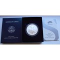 2008 USA UNCIRCULATED AMERICAN  SILVER EAGLE -  ONE OUNCE of SILVER.
