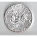 2011 USA SILVER EAGLE -  ONE OUNCE of SILVER. AS PER SCANS.