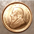 1981 - 1/10th.OUNCE FINE GOLD UNCIRCULATED KRUGERRAND.