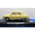 DEL PRADO 1960 RENAULT DAUPHINE " THE ULTIMATE CAR COLLECTION "MINT CONDITION WITH THE DISPLAY BASE