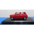 DEL PRADO 1970 MINI COOPER   " THE ULTIMATE CAR COLLECTION "MINT CONDITION WITH THE DISPLAY BASE.