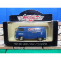 STUNNING LLEDO 73000 - 1955 VW  KOMBI  VAN  - " CINZANO VERMOUTH " MINT - BOXED