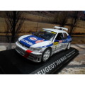 STUNNING IXO / DeAGOSTINI - 1996 PEUGEOT 306 MAXI  `RALLY CAR COLLECTION` MINT IN ORIG  DISOLAY CASE