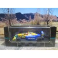 STUNNING ONYX NO 080C  -  BENETTON  B190 ` NELSON PIQUET   ` -  MINT -  BOXED WITH DISPLAY CASE