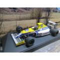 STUNNING ONYX  085  -  1990  WILLIAMS RENAULT FW13B   ` T.  BOUTSEN ``  MINT IN DISPLAY CASE AND BOX