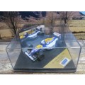 VERY RARE STUNNING ONYX  -  1991  WILLIAMS RENAULT FW14  ` N MANSELL ``  MINT IN DISPLAY CASE