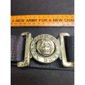 Anglo Boer War British Leather Belt with Buckle