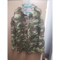 SADF Recce Copy French Lizard Camo Jacket with Zip and Hoodie (Label says Medium But Fits XXL)