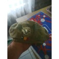 Well Used SADF 32 Battalion Beret with Technical Services Corps Beret Balkie