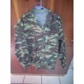 SADF Recce Copy French Lizard Camo Jacket with Zip and Hoodie (Size XXL)