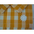 Summer picnic set with daisies 2 placemats and matching serviettes - 100% cotton - vintage