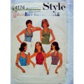 Vintage halterneck tops ... PERFECT 4 SUMMER Style 4174 - Size 14 (bust 92cm) - partly cut