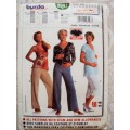 BURDA 8097 Maternity Slacks Sizes 10-24 - Uncut, VGC factory folded