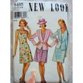 NEW LOOK 6465 Smart dress and jacket Sizes 8-18 (6 sizes in 1)  **UNCUT, factory folded Good