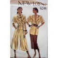 New Look 6248 Jacket, skirt, culottes SIZE 8-18 (6 sizes in one) ***UNCUT, factory folded