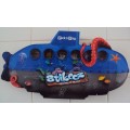 Complete Collection of Stikeez Creatures of the Deep in submarine - Corner of submarine has fold lin