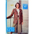 Easy Split skirt/culottes Top & Jacket Size 12-14-16 Butterick 5157  ***Uncut factory fold