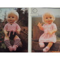 Vintage book No.2 Book of First Love doll patterns by Woman's Value - 20 patterns to knit, sew & cro