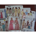 JOB LOT "M" Variety of 19 assorted styles Ladies sewing patterns  (not checked)