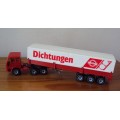 Siku truck DICHTUNGEN made in W. Germany in orig box (unplayed with VGC, small ding on side