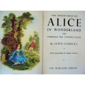 50's The Adventures of Alice in Wonderland and Through the Looking Glass by Lewis Carroll