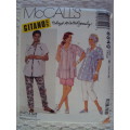 Maternity Shirt, pants & shorts McCall's 6540 Size 12-16  **Complete & checked
