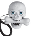 Popping Eyes Skull Telephone Jumping Eyes Skull Phone with Bone Headset