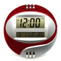 Digital LCD Wall clock multifunctional with Timer Alarm clock Schlummer Calendar