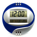 Digital LCD Wall clock multifunctional with Timer Alarm clock Schlummer Calendar