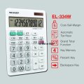 Sharp 12 Digit Calculator EL-334W ***COST | SELL | MARGIN | TAX***