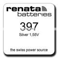 Renata 397 SR726SW Silver 1.55V *** Swiss Made Battery ***