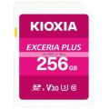 Kioxia Exceria Plus 256GB SDXC Memory Card UHS-I U3 Class 10 V30 4K