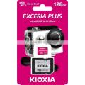 Kioxia Exceria Plus 128GB microSDXC Memory Card UHS-I U3 Class 10 V30 4K