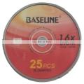 Baseline 25 Pack Blank DVD+R