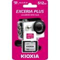 Kioxia Exceria Plus 512GB microSDXC Memory Card UHS-I U3 Class 10 V30 4K