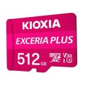 Kioxia Exceria Plus 512GB microSDXC Memory Card UHS-I U3 Class 10 V30 4K