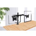 Ellies Double Arm Height Adjustable Monitor Mount 13` - 32`