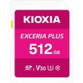 Kioxia Exceria Plus 512GB SDXC Memory Card UHS-I U3 Class 10 V30 4K