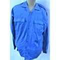 OLD S.A. NAVY W.D. BLUE SHIRT IN VERY GOOD CONDITION SIZE XL