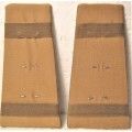 OLD SADF PAIR OF STEP-OUT, SLIP-ON CAPTAINS RANK IN GOOD USED CONDITION