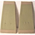 OLD SADF PAIR OF STEP-OUT, SLIP-ON MAJOR RANK IN GOOD USED CONDITION