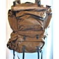 SADF 83 PATTERN RUCK SACK WITH `H` FRAME, ALL ZIPS, STRAPS, CLIPS AND POUCHES INTACT  - GOOD USED