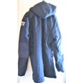 SA NAVY WARM JACKET/AAPJAS SIZE LARGE - ALL BUTTONS and ZIPS INTACT - SEE BELOW FOR MEASUREMENTS