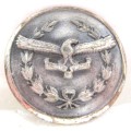 OLD SAAF LAPEL PIN BADGE IN GOOD CONDITION - 23mm WIDE