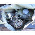 POLISH GAS MASK IN ITS BAG , HOOD SLIGHTLY PERISHED OTHERWISE GOOD CONDITION
