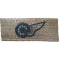 OLD SADF ARMY WINGED CYCLE CLOTH BADGE FOR FIELD DRESS IN GOOD CONDITION
