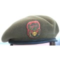 SANDF ARMY OFFICERS BERET SIZE 60 IN GOOD USED CONDITION
