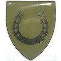 TRANSKIE MOUNTED BATTALION FLASH  WITH NO PINS IN GOOD CONDITION