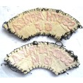 PAIR OF S.A. NAVY CITIZEN FORCE/ BURGER MAG CLOTH WINTER DRESS SHOULDER TITLES IN USED CONDITION